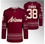 Men Arizona Coyotes #38 Liam O 27Brien Garnet Alternate Pro Jersey