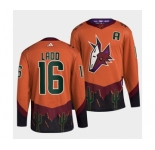 Men's Arizona Coyotes #16 Andrew Ladd Orange 2022-23 Reverse Retro Stitched Jersey