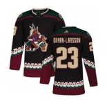 Men's Arizona Coyotes #23 Oliver Ekman-Larsson Black Alternate Stitched Hockey Jersey