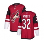 Men's Coyotes #32 Antti Raanta Maroon Home Stitched Hockey Jersey