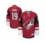 Men's Reebok Arizona Coyotes #19 Shane Doan Authentic Burgundy Red Home NHL Jersey