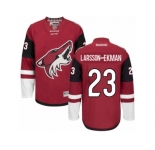 Men's Reebok Arizona Coyotes #23 Oliver Ekman-Larsson Authentic Burgundy Red Home NHL Jersey