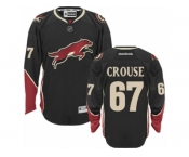 Men's Reebok Arizona Coyotes #67 Lawson Crouse Authentic Black Third NHL Jersey