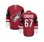 Men's Reebok Arizona Coyotes #67 Lawson Crouse Authentic Burgundy Red Home NHL Jersey