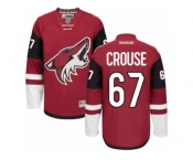 Men's Reebok Arizona Coyotes #67 Lawson Crouse Authentic Burgundy Red Home NHL Jersey