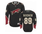 Men's Reebok Arizona Coyotes #89 Mikkel Boedker Authentic Black Third NHL Jersey
