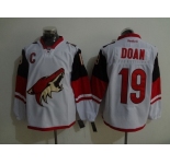 Phoenix Coyotes #19 Shane Doan White Road Stitched NHL Jersey