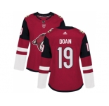 Women Adidas Phoenix Coyotes #19 Shane Doan Maroon Home Authentic Stitched NHL Jersey
