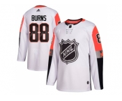 Men Adidas San Jose Sharks #88 Brent Burns White 2018 All-Star Pacific Division Authentic Stitched NHL Jersey