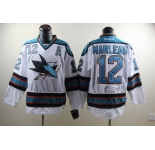 nhl jerseys san jose sharks #12 marleau white