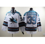 nhl jerseys san jose sharks #39 couture white