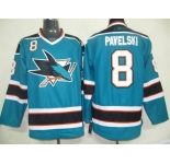 nhl jerseys san jose sharks #8 pavelski blue