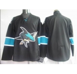 nhl jerseys san jose sharks blank black