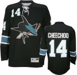 nhl san jose sharks #14 cheechoo black
