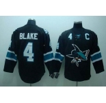 nhl san jose sharks #4 blake black