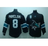 nhl san jose sharks #8 pavelski black