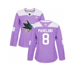 Women Adidas St. Louis Blues #99 Wayne Gretzky Purple Authentic Fights Cancer Stitched NHL Jersey