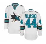 Youth Reebok San Jose Sharks #44 Marc-Edouard Vlasic Authentic White Away NHL Jersey