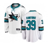 Youth San Jose Sharks #39 Logan Couture Fanatics Branded White Away Breakaway NHL Jersey