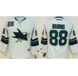 youth nhl jerseys san jose sharks #88 burns white