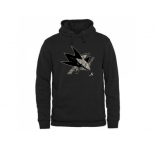 Men's San Jose Sharks Black Rink Warrior Pullover Hoodie