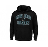 San Jose Sharks Majestic Black Heart & Soul Hoodie