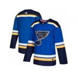 Men Adidas St. Louis Blues Blank Blue Home Authentic Stitched NHL Jersey