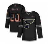 Men's St. Louis Blues #20 Alexander Steen Black USA Flag Limited Hockey Jersey