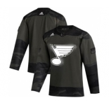 Men's St. Louis Blues 2019 Veterans Day Authentic Practice Hockey Jersey Camo