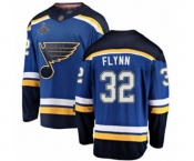 Men's St. Louis Blues #32 Brian Flynn Fanatics Branded Royal Blue Home Breakaway 2019 Stanley Cup Champions Hockey Jersey