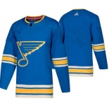 Men's St. Louis Blues Blank Blue Alternate Official Adidas Jersey