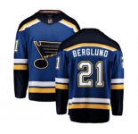 St. Louis Blues #21 Patrik Berglund Fanatics Branded Royal Blue Home Breakaway NHL Jersey