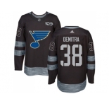 St. Louis Blues #38 Pavol Demitra Black 1917-2017 100th Anniversary Stitched NHL Jersey