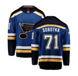 St. Louis Blues #71 Vladimir Sobotka Fanatics Branded Royal Blue Home Breakaway NHL Jersey