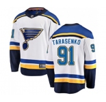 St. Louis Blues #91 Vladimir Tarasenko Fanatics Branded White Away Breakaway NHL Jersey