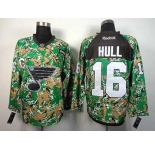 nhl jerseys st. louis blues #16 hull camo[patch C]