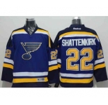 nhl jerseys st. louis blues #22 shattenkirk blue