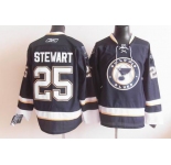 nhl jerseys st. louis blues #25 stewart dk.blue