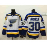 nhl jerseys st. louis blues #30 brodeur white