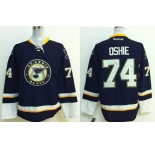 nhl jerseys st. louis blues #74 oshie blue[2014 new stadium]