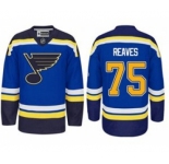 nhl jerseys st. louis blues #75 ryan reaves blue