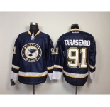 nhl jerseys st. louis blues #91 tarasenko blue