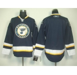 nhl jerseys st. louis blues blank dk.blue