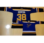 t.Louis Blues #38 Pavol Demitra Light Blue Home Stitched NHL Jersey