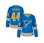 Women's Reebok St. Louis Blues #44 Chris Pronger Authentic Blue 2017 Winter Classic NHL Jersey