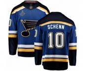 Youth St. Louis Blues #10 Brayden Schenn Fanatics Branded Royal Blue Home Breakaway 2019 Stanley Cup Champions Hockey Jersey