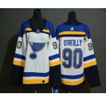 Youth St. Louis Blues #90 Ryan O'Reilly White Adidas Stitched NHL Jersey