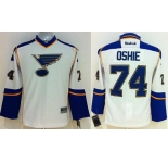 youth nhl jerseys st. louis blues #74 oshie white
