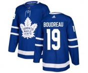 Adidas Toronto Maple Leafs #19 Bruce Boudreau Authentic Royal Blue Home NHL Jersey