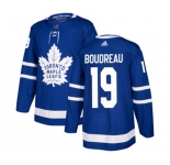 Adidas Toronto Maple Leafs #19 Bruce Boudreau Premier Royal Blue Home NHL Jersey